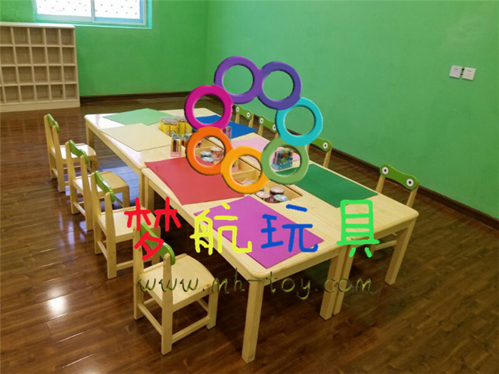 武汉向阳小区馨美佳幼儿园桌椅(图2)
